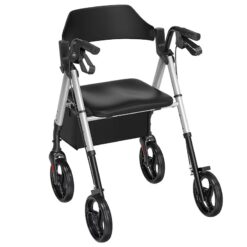 Foldable Rollator Walker with Seat